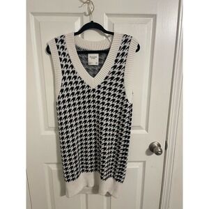 Abercrombie & Fitch Houndstooth Sweater Dress
